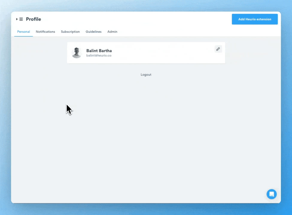 Custom Guidelines | Heurio Docs
